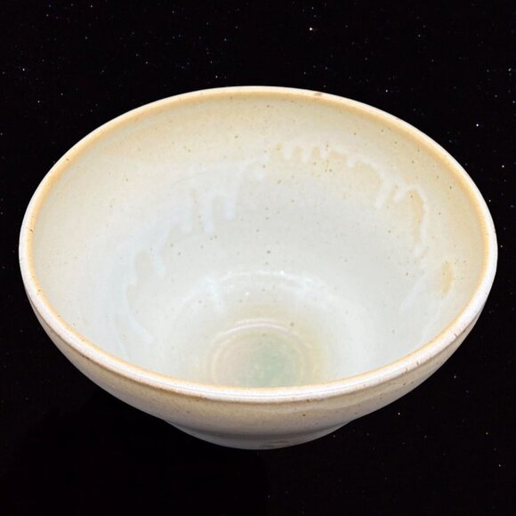 Vintage Hand Thrown Clay Art Pottery Signed Bowl Dish Glazed 5”T 7”W - Picture 4 of 11